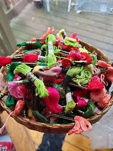 Lot of 68 DMC Embroidery Floss Mouline Special Made in France New Colors Vintage - Picture 1 of 5