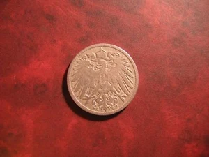 RARE! GERMANY EMPIRE 10 PFENNIG 1890 G KAISER WILHELM II RULE KM#12, KARLSRUHE - Picture 1 of 2