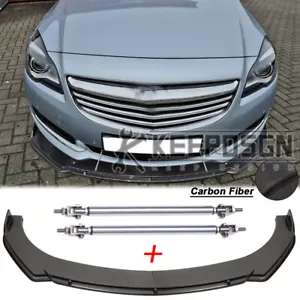 Stoßstange Frontspoiler Spoiler Lippe Tuning CARBON für Opel Insignia a b opc - Bild 1 von 12