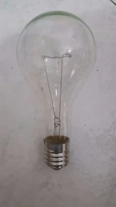 LAMPADA INCANDESCENTE TRASPARENTE CHIARA E40 500W E27 150W 200W - 150W SMERIGLI - Foto 1 di 4