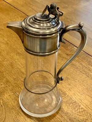 HERMOSA - Jarra Claret de Plata Birmingham Antigua 1905 Foto 1 de 4