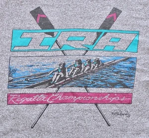 RARE Vintage 1988 IRA Regatta Championships Tank Top LARGE Gray - Rowing - Picture 1 of 11