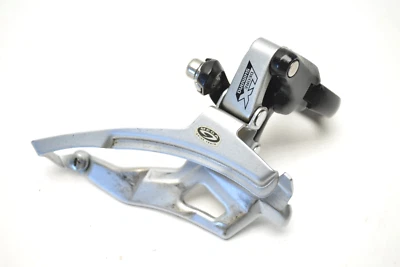 SHIMANO DEORE LX 9 SPEED BICYCLE BLACK TOP PULL FRONT DERAILLEUR 31.8 MM FD-M571 - Image 1 of 4