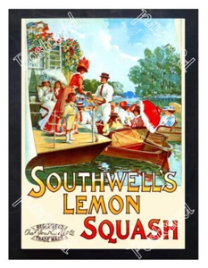 Historic Southwell's Lemon Squash 1890s Advertising Postcard - Picture 1 of 2