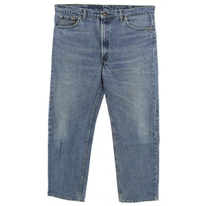 #7219 LEVIS Herren Jeans Hose 505 Straight ohne Stretch blue blau 42/30 - Picture 1 of 2