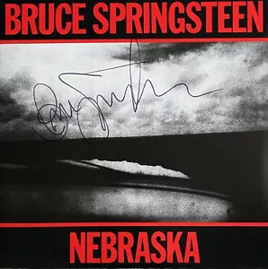 BRUCE SPRINGSTEEN SIGNED HANDSIGNIERT NEBRASKA VINYL - Bild 1 von 2