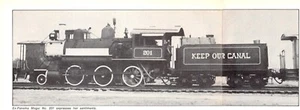 Scott & Bearskin Lake Railway #201 Ex-Panama 2-6-0 Mogul Panama Vtg Mag Excerpt - Picture 1 of 3