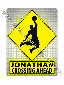 JONATHAN trova il tuo nome INSEGNA METALLO NBA Basket SPORT decorazione camera regalo 753 - Foto 1 di 1