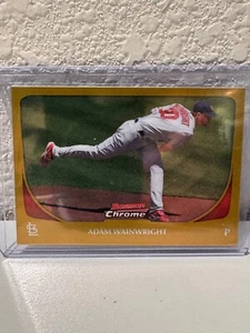2011 Bowman Chrome - Adam Wainwright #32 oro 22/50 - Foto 1 di 2