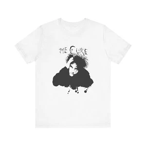 The Cure Band T Shirt, Black and White, Unisex Short Sleeve - Picture 1 of 5