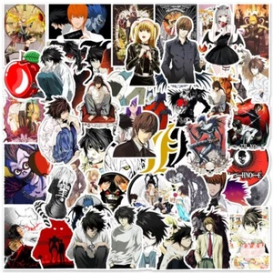 50pcs Waterproof Vinyl Stickers Death Note Anime Luggage Phone Laptop Window Car - Picture 1 of 6