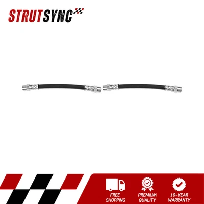 Rear Brake Hose Line 2x For 1981 1982 1983 1984 Volkswagen Rabbit 1.7L - Image 1 of 3