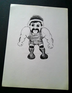 Rick Steiner Original Pen & Ink Art, 9x12-inch, Unused Magazine Illio 1989 - Picture 1 of 1