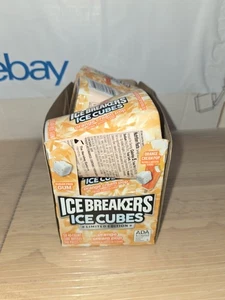 EISBRECHER EISWÜRFEL Orange Sahne Pop zuckerfrei Kaugummi je 3,24 Unzen (6er Pack). - Bild 1 von 4