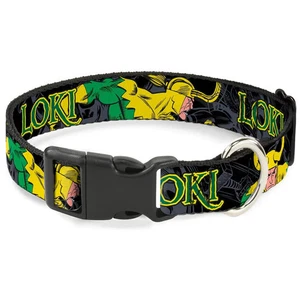 Plastic Clip Collar - LOKI in Action- WAV028 Large Marvel - Picture 1 of 3