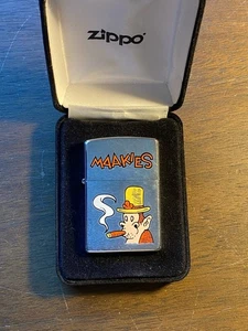 Vintage Zippo Lighter - Flame Rite Rare Tony Millionaire Maakies - Picture 1 of 6