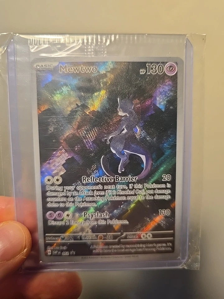 Mewtwo 052 Sv: Scarlet & Violet Promo Cards Holo SEALED card Is Mint - Image 1 of 3