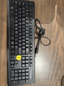 Kensington K64370A Keyboard Desktop Wired USB Black - Picture 1 of 6