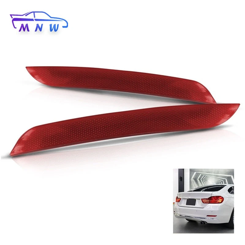 For BMW 320i 328i 335i 428i 430i 435i 440i Rear Side Bumper Reflector Pair Light Foto 1 de 4