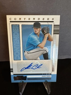 2021 Panini Contenders Baseball-Jake Eder #CA-JE-Auto - Image 1 of 2
