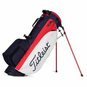 Bolsa Titleist Golf 2022 Players 4 + Plus Stand COMO NUEVA - Azul Marino/Blanco/Rojo - EE. UU. - Imagen 1 de 1