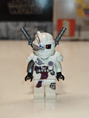 NEW Ninjago White Nindroid Sentry General Cryptor Custom Lego Minifigure Limited - Image 1 of 4