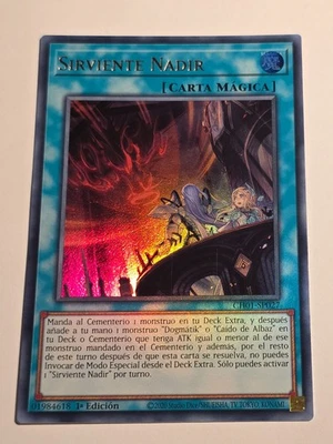 Nadir Servant●Ultra Rare●SPANISH●YUGIOH●CH01●2025●NM●E898 - Image 1 of 2