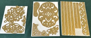 Anna Griffin FLOURISHES & BORDERS Cut and Emboss Dies Lot Complete Set  RARE new - Picture 1 of 4