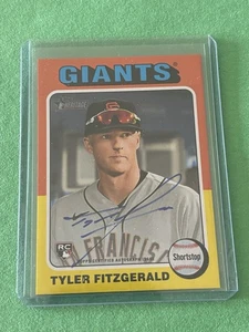 2024 Topps Heritage High Number - Real One Autographs Tyler Fitzgerald Giants - Imagen 1 de 2