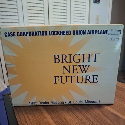 Case Corporation Lockheed Orion Airplane Bank - Image 1 of 3