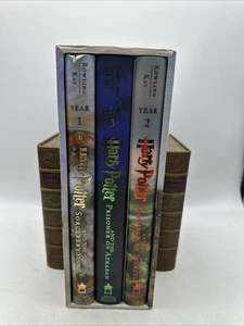 Harry Potter 1st Illust. Ed.Collection Hardcover Books 1-3 Large Boxset 2017 91 - Picture 1 of 21
