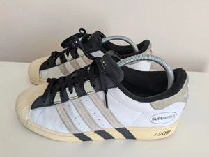 Adidas Superstar Extended 3 Stripes White Black GX6025 UK Mens 8 EU 42 - Picture 1 of 21