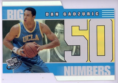 2002 Press Pass - Big Numbers Dan Gadzuric #BN 10 (RC) - Image 1 of 2