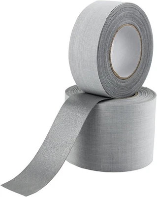 Safety Silver Reflective Fabric Tape DIY for Clohting Sew on 25Mmx10M (1" X 33') - Image 1 of 4