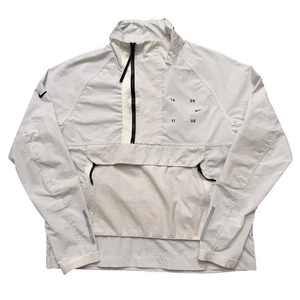 Nike Sportswear Tech Pack Woven Jacket Mens M Pullover Windbreaker Running White - Picture 1 of 7