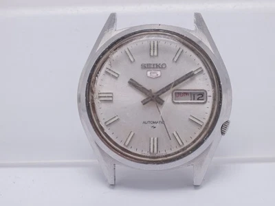 1979 - Seiko 5 7009-8400 17j SS Automatic Men's 37mm Watch - Runs *Read* - Image 1 of 4