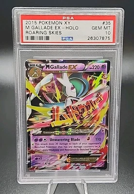 PSA 10 Gem Mint Pokemon XY Roaring Skies #35 Mega Gallade Ex - Image 1 of 2