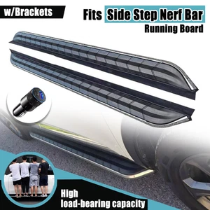 Fits Audi Q7 2006-2015 Running Boards Side Step Pedals Nerf Bar Fixed - Picture 1 of 9