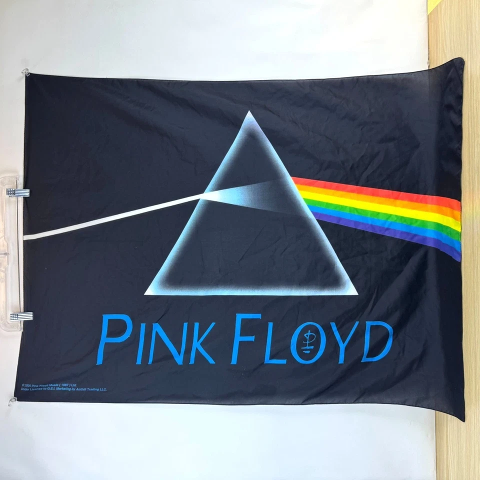 Tapiz colgante de pared vintage 1995 Pink Floyd lado oscuro de la luna 29,5"x41" Foto 1 de 4