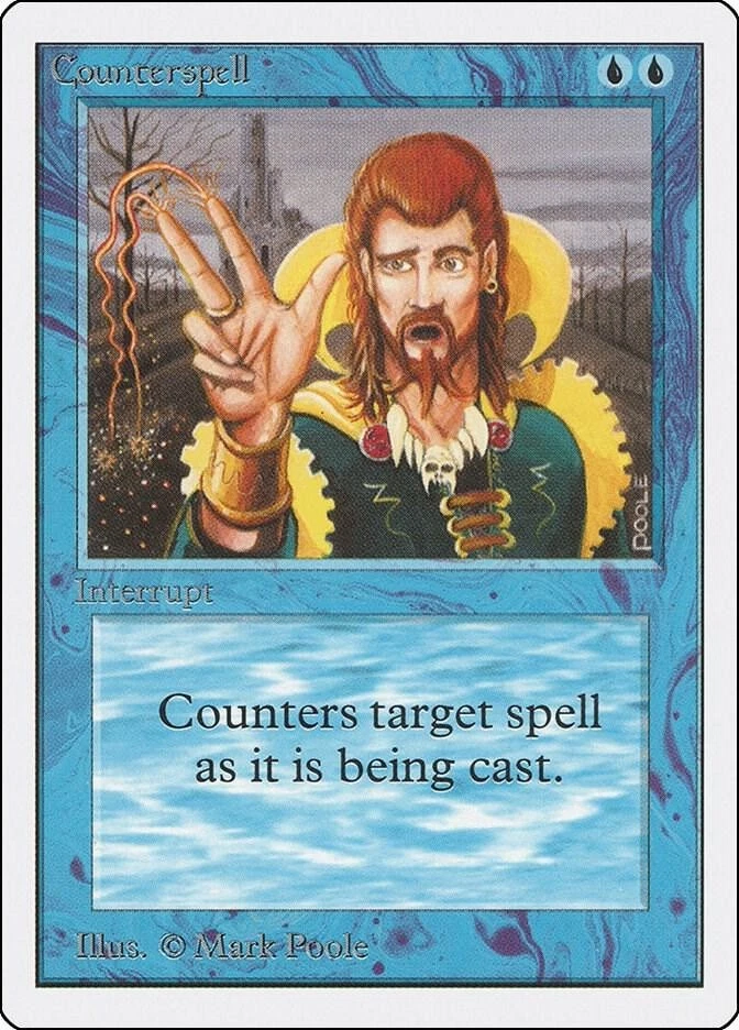 Counterspell ~ Unlimited Edition [Slightly Played][Magic MTG] - Image 1 of 1