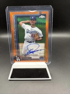 🔥 2025 Topps Chrome Chan Ho Park True Orange On Card Auto 23/25 🔥 - Bild 1 von 2