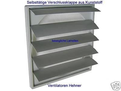 VENTILATOREN HEHNER Verschlussklappe / Rückschlagklappe 45 x 45 cm