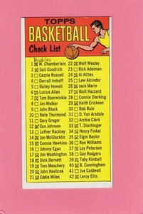 1969-70 Topps Basketball (#4-97) - Pick A Card, F-EX+ condition - Picture 1 of 344
