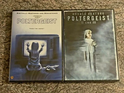 3 NEW DVD Lot: Poltergeist (1982), Poltergeist II (1986), Poltergeist III (1988) - Image 1 of 3
