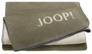 Joop! Wohndecke Kuscheldecke 150x200 cm Melange Doubleface oliv natur 781864 - Bild 1 von 2
