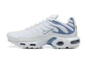 Men's shoes New Nike Air Max Plus TN White/blue Free Shipping size US 7-13 - Picture 1 of 6