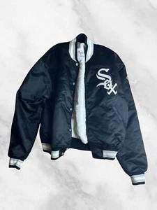 Chicago White Sox Starter Jacket L Vintage Bomber Jacket - Retro Sportswear,... - Picture 1 of 10