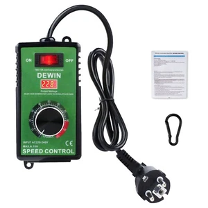 Geschwindigkeitsregler Motor Lüfter Controller 15A stufenlos EU Überlastschutz - Bild 1 von 13