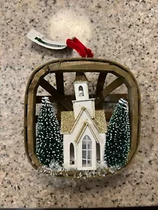 Ashland Basket Church Ornament New with Tags - Picture 1 of 1