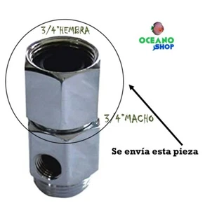 Prolongador 3/4" H 3/4" M osmosis inversa  osmosis inversa griferia ro2068 - Imagen 1 de 1
